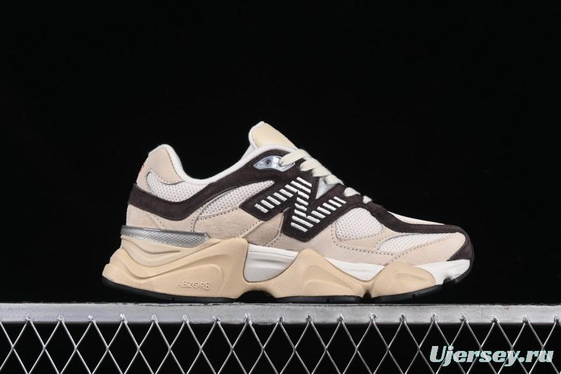 New Balance NB9060 Series Retro Casual Running Shoes with ABZORB Cushioning - U9060FLP