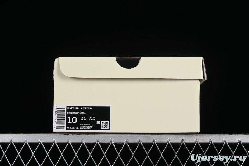 Nike SB Dunk Low LV Collaboration - Double Swoosh Beige Black Anniversary High-End Custom Low-Top Casual Sneakers - XX2025-307