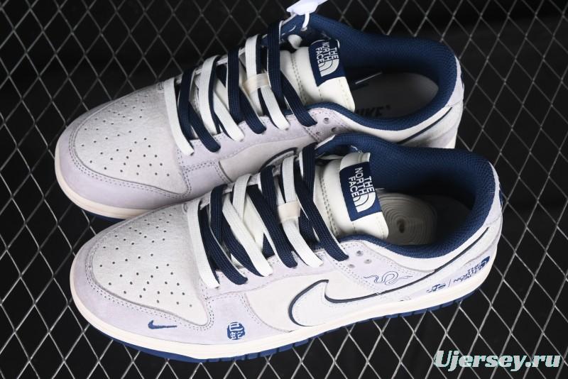 Nike SB Dunk Low The North Face Year of the Snake Collaboration Anniversary Edition Custom Low-Top Casual Skate Shoes - DM6868-014