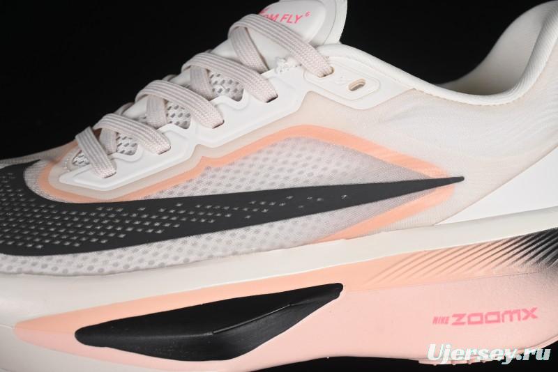 Nike Zoom Fly 6 Lightweight Responsive Running Shoes with Flyknit and React Technology - FN8455-102