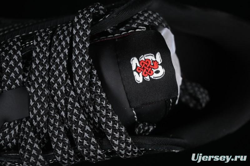 Nike Travis Scott x Fragment Design x Air Jordan 1 Low OG SP AJ1 Year of the Snake Limited Black Snake Web Low Top Casual Sneakers - CH6336-018