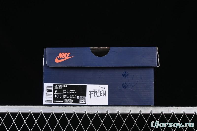 Nike Air Force 1'07 Low "Night Gun Hole" Casual Sneakers - FB1893-999