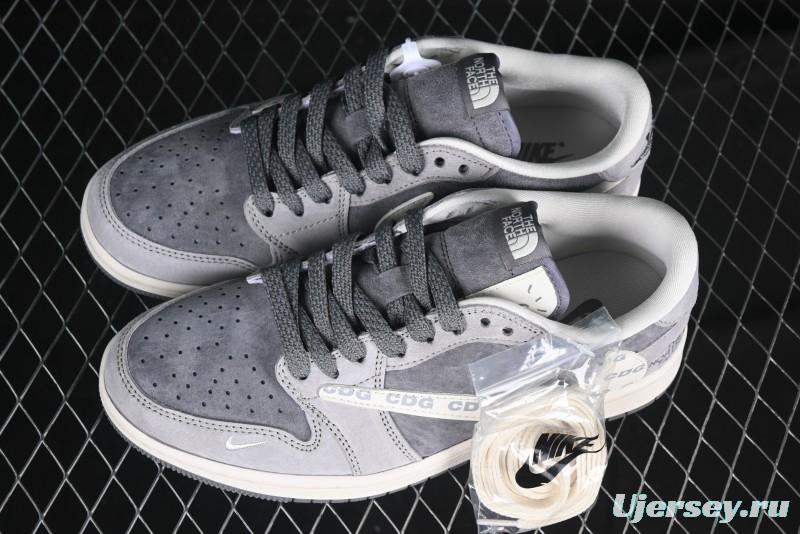 Nike Travis Scott x Fragment Design x Air Jordan 1 Low OG SP AJ1 Low Top Culture Casual Sneakers - XS3086-008