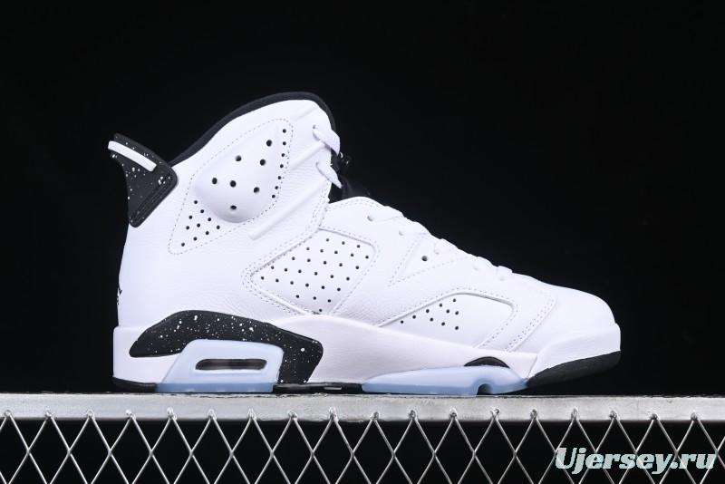 Nike Air Jordan 6 Retro White And Black Basketball Shoes - CT8529-112