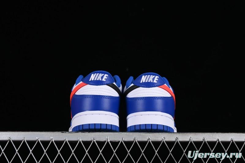 Nike Dunk Low SB Casual Skate Shoes in White Blue Red - CW1590-104