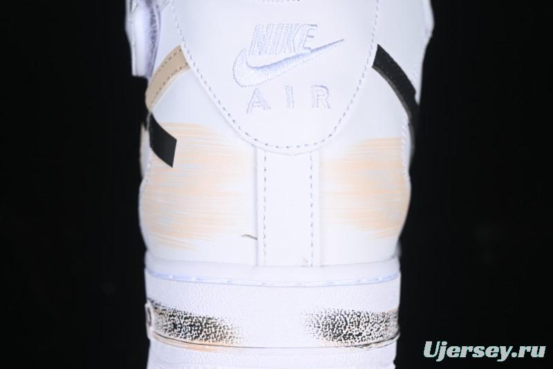 Nike Air Force 1 '07 Mid Broken Hook Spray Paint Anime Theme Casual Sneakers - ZH0316-058