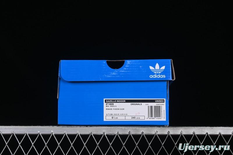 Adidas Originals Gazelle Indoor Retro Casual Anti-Slip Wear-Resistant Low-Top Skate Shoes - IF1809