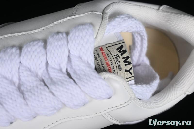 Wayne Original Sole Leather Low Sneaker with Deconstructed Ice Cream Sole - MMY