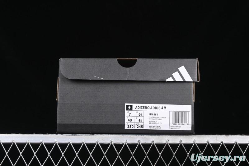 Adidas Adizero Adios 4 M Running Shoes Lightweight Breathable Low-Top - JR6364