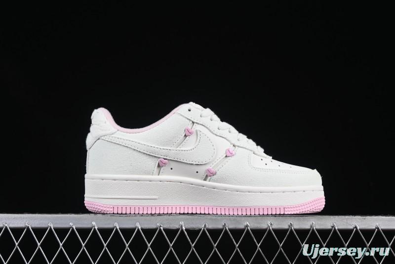 Nike Air Force 1 '07 Low Valentine's Day Limited Casual Sneakers with Full-Length Air Cushion - HV5992-111