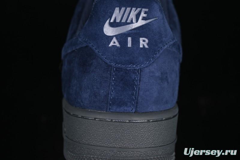 Nike Air Force 1 '07 Low Casual Sneakers in Light Blue with Full-Length Air Cushion - HQ3822-400