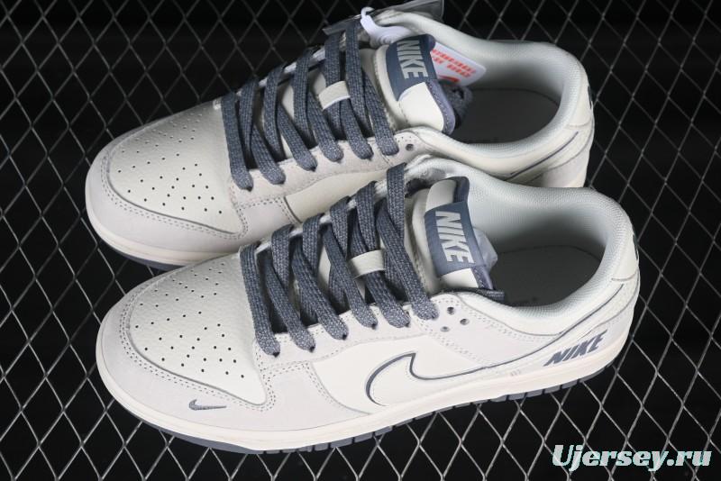 Nike SB Dunk Low Anniversary Premium Customized Logo Low-Top Casual Skate Shoes - BB7518-022