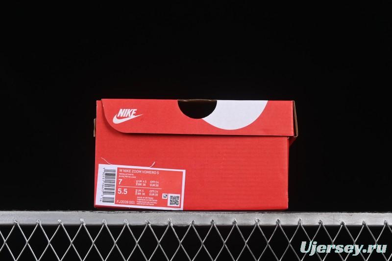 Nike Zoom Vomero 5 Retro Casual Running Shoes with Lightweight EVA Midsole - FJ2028-001
