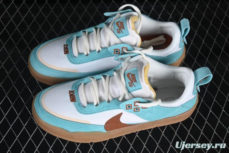 Nike SB Day One Low Top Casual Skate Shoes with Air Zoom Cushion - FN4210-301