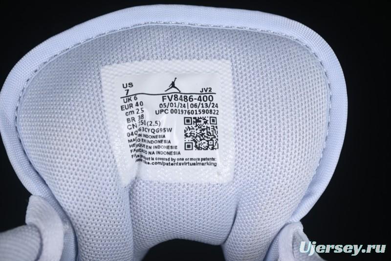 Nike Air Jordan 1 Low Casual Sneakers in Light Blue - FV8486-400