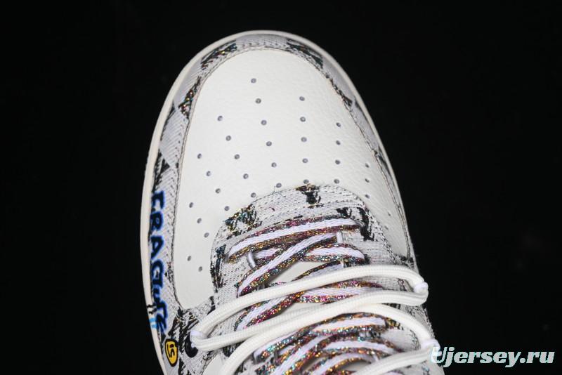 Nike Air Force 1'07 Low Hip Hop MLB Casual Lace-Up Sneakers - BD0077-333