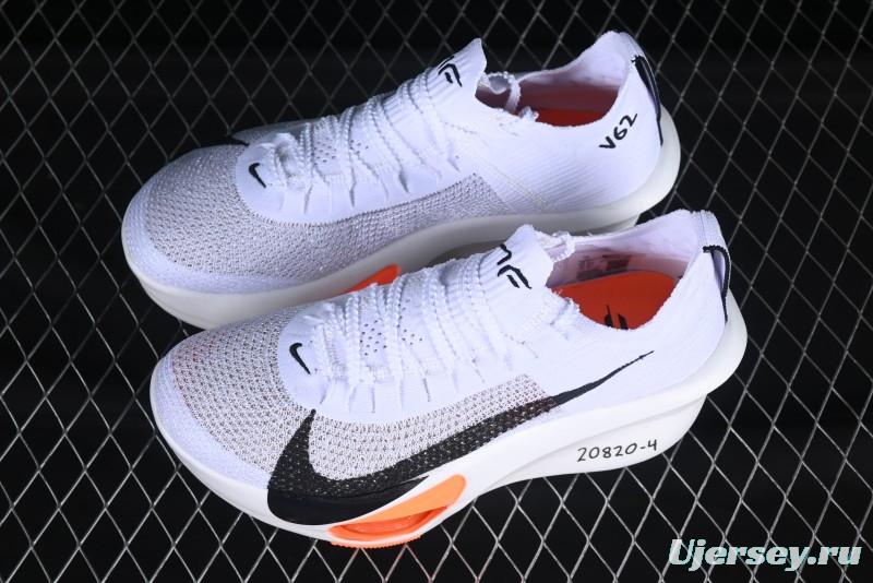 Nike Zoom Vaporfly Next 3% Prototype Super Marathon Running Shoes with Dual Air Zoom and ZoomX Foam - FD8356-100