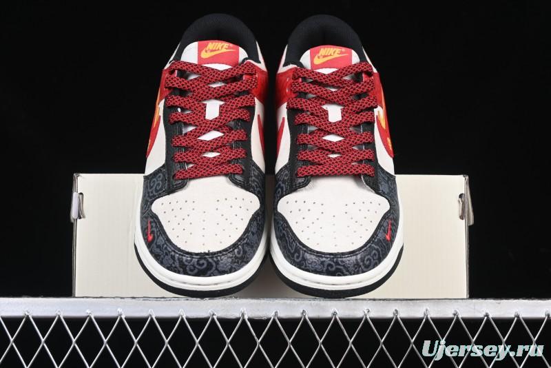 Nike SB Dunk Low Year of the Snake Series - Dual-Tone Swoosh with Hidden Pattern - DJ2024-080