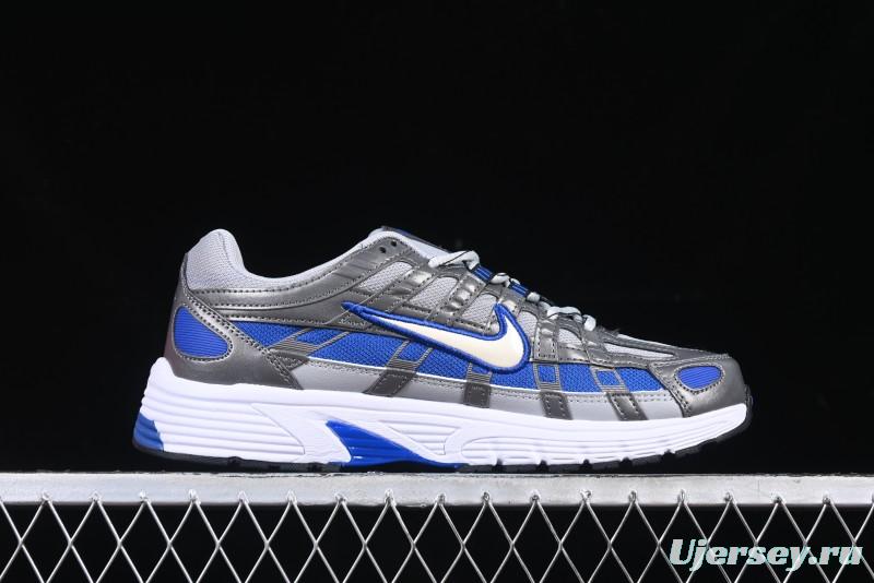 Nike P-6000 PRM Retro Casual Dad Shoes with Layered Design and Lightweight Construction - BV1021-006