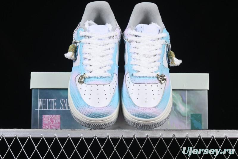 Nike Air Force 1 '07 Low YunYuJian CNY Year of the Snake Limited Edition Casual Sneakers - DX2678-222