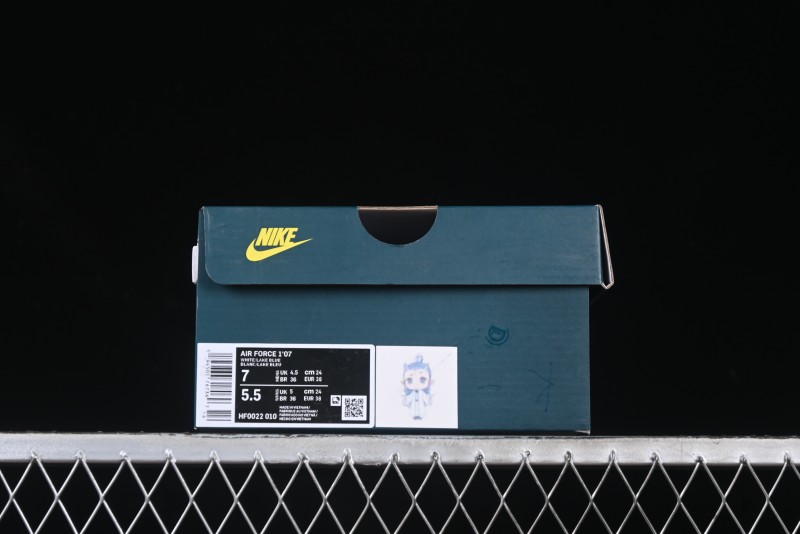 Nike Air Force 1 '07 Low Casual Sneakers with Erciyuan Hand-Painted Graffiti Lingzhu Aobing Design - HF0022-010