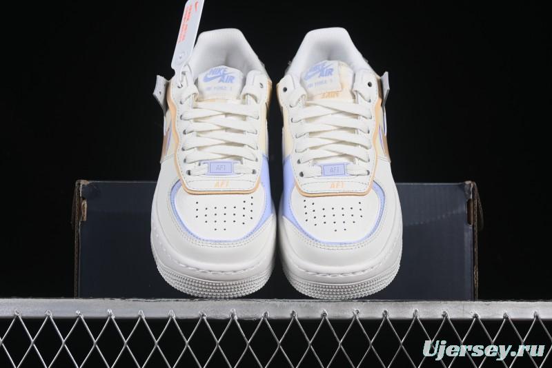 Nike Air Force 1 Shadow Lightweight Elevated Low-Top Sneakers - DZ1847-114