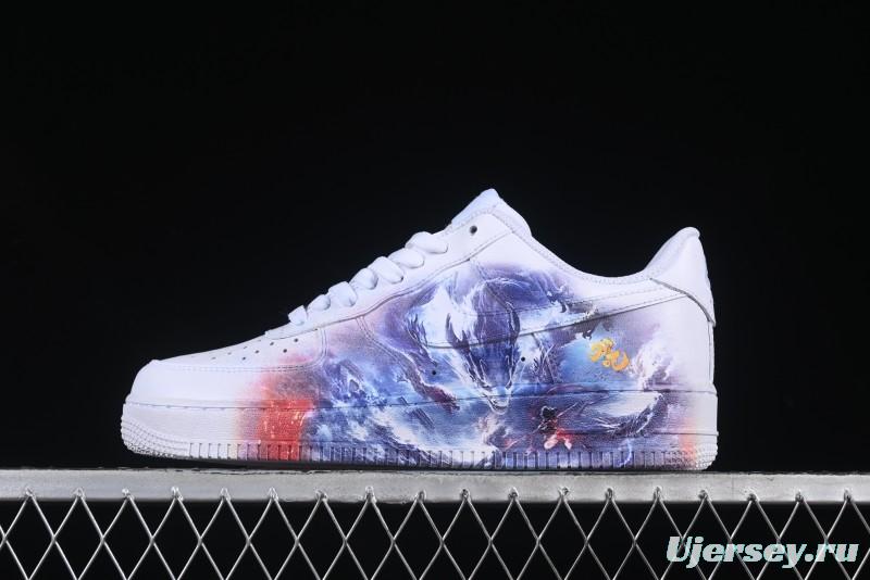 Nike Air Force 1 '07 Low Casual Sneakers with All-sole Air Cushion - CW2288-111