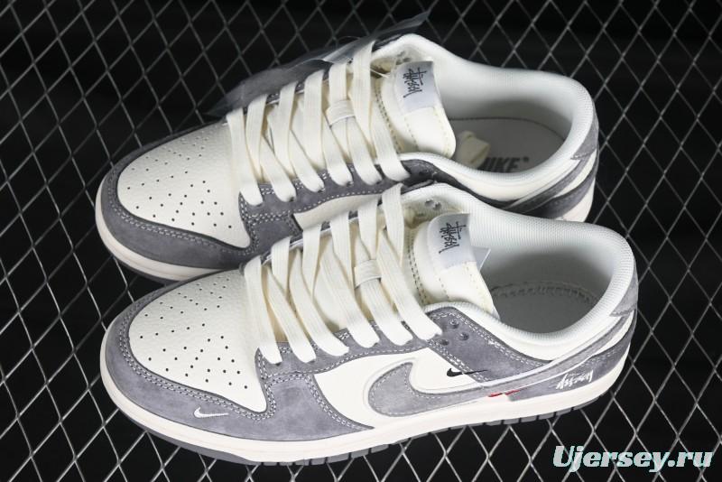Nike SB Dunk Low Stussy Anniversary Customized Low-Top Casual Skate Shoes - YX5066-252