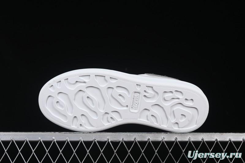 Alexander McQueen Oversized Sneakers with White Rhinestones - D.E5