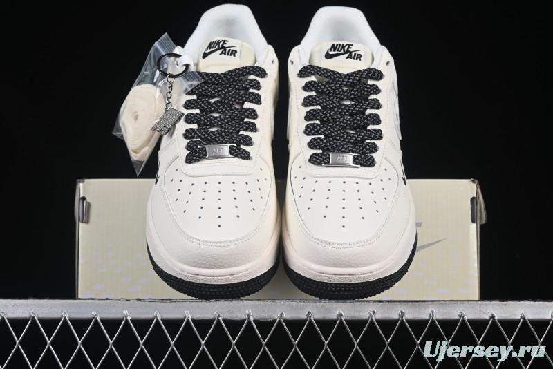 Nike Air Force 1 '07 Low Casual Sneakers with Multi-Swoosh Design - HH7518-046