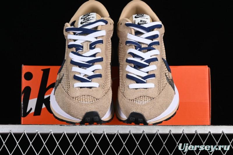 Nike Sacai VaporWaffle 3.0 Deconstructed Running Shoes with Layered Sole - CV1363-102