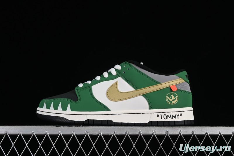 Nike SB Dunk Low Power Rangers Ankylosaurus Colorway Low-Top Casual Skateboarding Shoes - ZZ1998-006