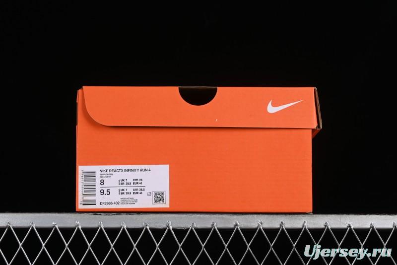 Nike ZoomX Infinity Run 4 Professional Cushioned Running Shoes with Knit Upper - DR2665-402