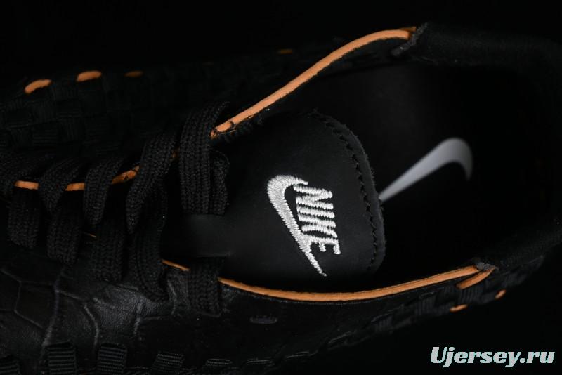 Nike Air Footscape Woven Asymmetrical Woven Slip-Resistant Low-Top Lifestyle Sneakers - FQ8129-010