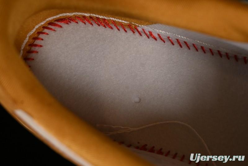 Nike Air Force 1 '07 Low Stussy Collaboration - Wheat Pig Leather Low-Top Casual Sneakers - HD1968-020