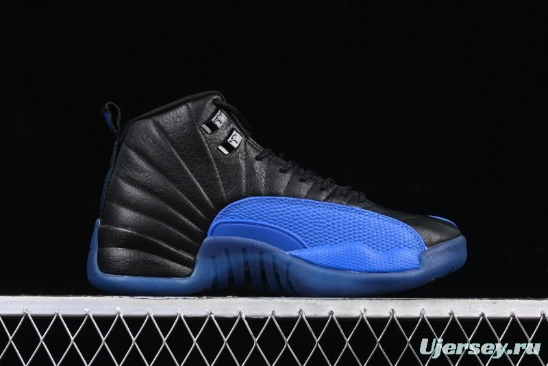 Nike Air Jordan 12 Retro Basketball Shoes with Game Royal Colorway - 130690-014