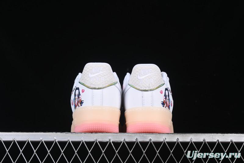 Nike Air Force 1 '07 Low Empress Snake Princess One Piece Boa Hancock Casual Sneakers - FZ5741-119