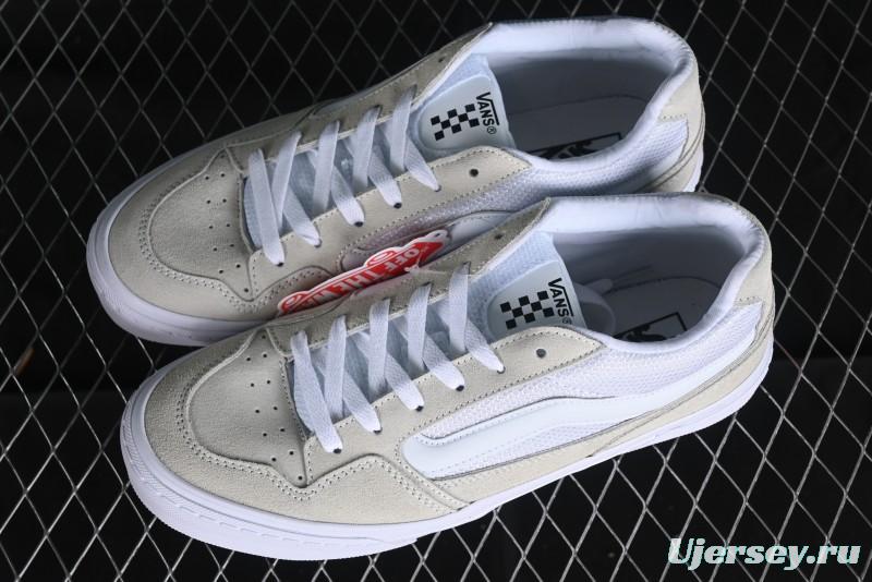 Vans Caldrone Chunky Retro Sneakers in White with Enhanced Cushioning - VN0007P9WHT