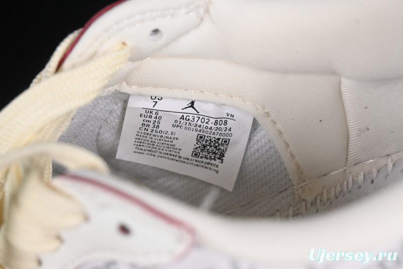 Nike Travis Scott x Fragment Design x Air Jordan 1 Low OG SP AJ1 Low Top Casual Sneakers - AG3702-808