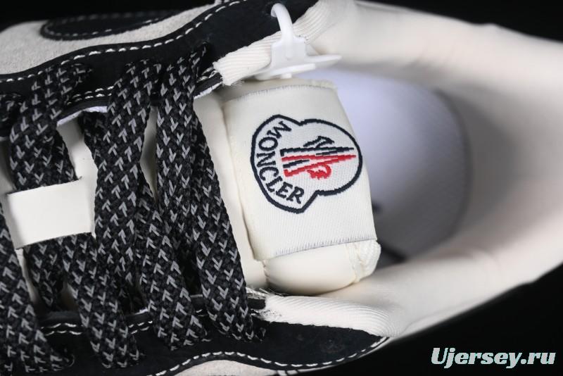 Nike Air Force 1 '07 Low Moncler Collaboration - Black Lychee Grain Pigskin Low-Top Casual Sneakers - CH6336-514