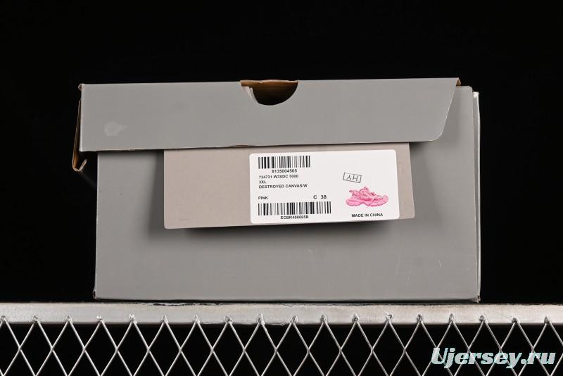 Balenciaga Phantom Sneaker Ten-Gen Trend Running Shoes with Transparent Heel Strap - W3XDC5000