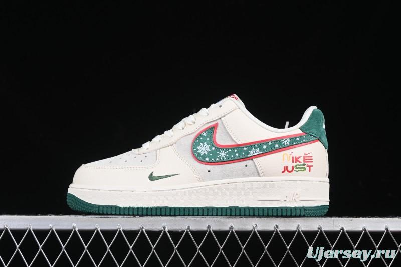 Nike Air Force 1'07 Low Just Collaboration - Christmas Tree Low-Top Casual Sneakers - DF0188-034