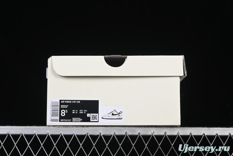Nike Air Force 1 '07 Low UN Collaboration - Pig Eight Rice Black Line Casual Sneakers - BB7518-017
