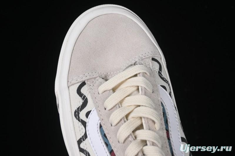 Vans Parra x Otw By Vans Low-Top Casual Skate Shoes with Surrealist Pop Art Design - VN0A3WKT4QA