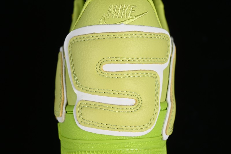 Nike CPFM x Nike Air Force 1 '07 Low Casual Sneakers in Lemon Green with SUNSHINE Design - DC4457-300