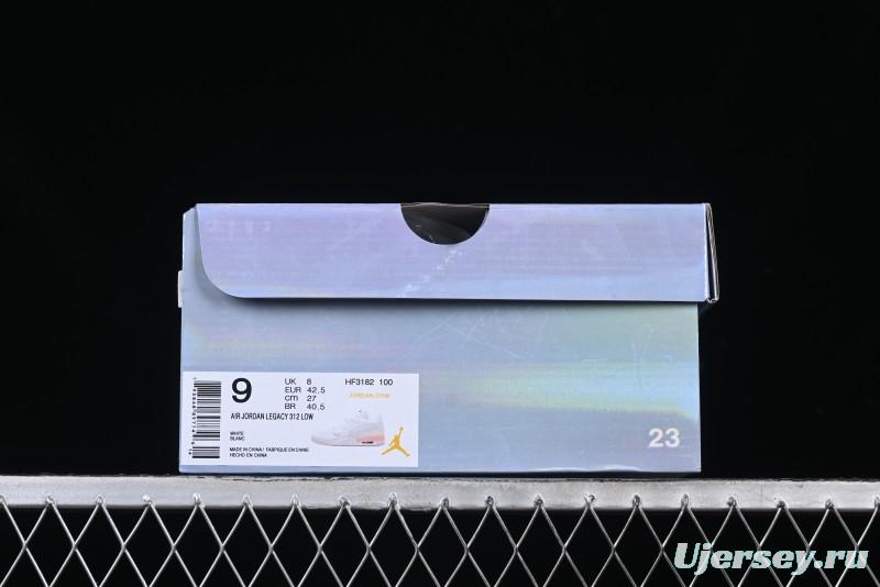 Nike Air Jordan Legacy 312 Low Retro Sneakers with Triple Strap Design - HF3182-100