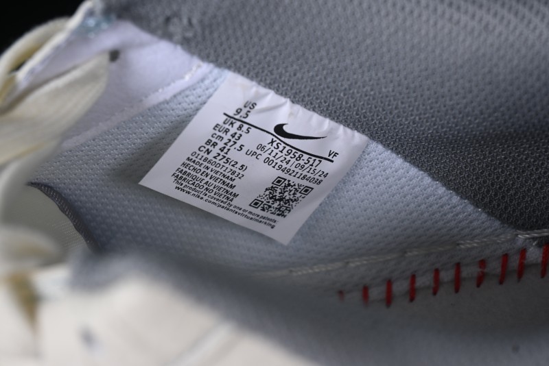 Nike Air Force 1 '07 Low Stussy Collaboration Light Grey Blue Sole Low-Top Casual Sneakers - XS1958-517