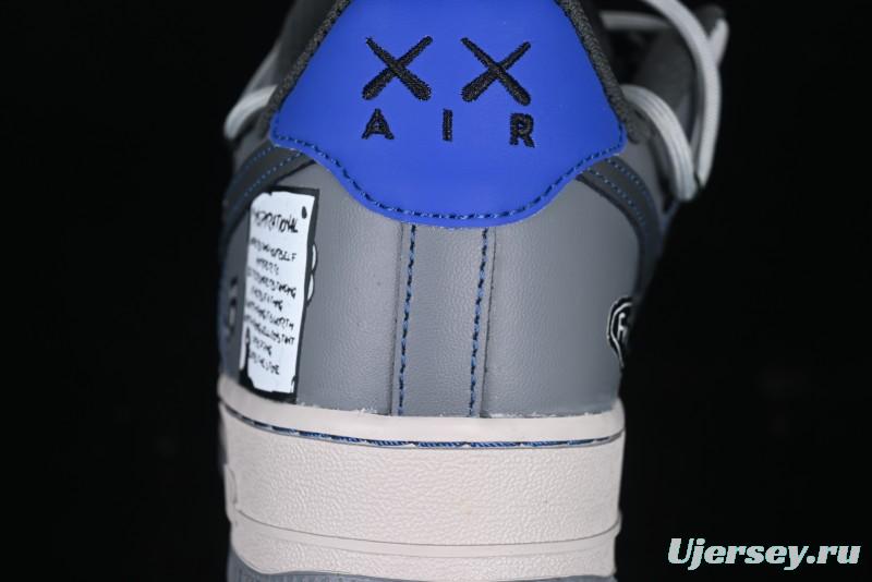 Nike Air Force 1 '07 Low British Blue Cat Casual Lace-Up Sneakers - KS6896-333