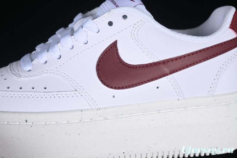 Nike Court Vision Alta Casual Sneakers with Thick Sole for Campus Wear - DZ5394-103