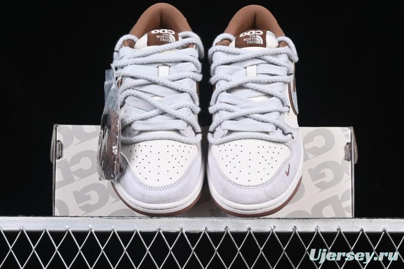 Nike SB Dunk Low The North Face x CDG Collaboration Anniversary Edition Custom Low-Top Casual Sneakers - XX3168-110